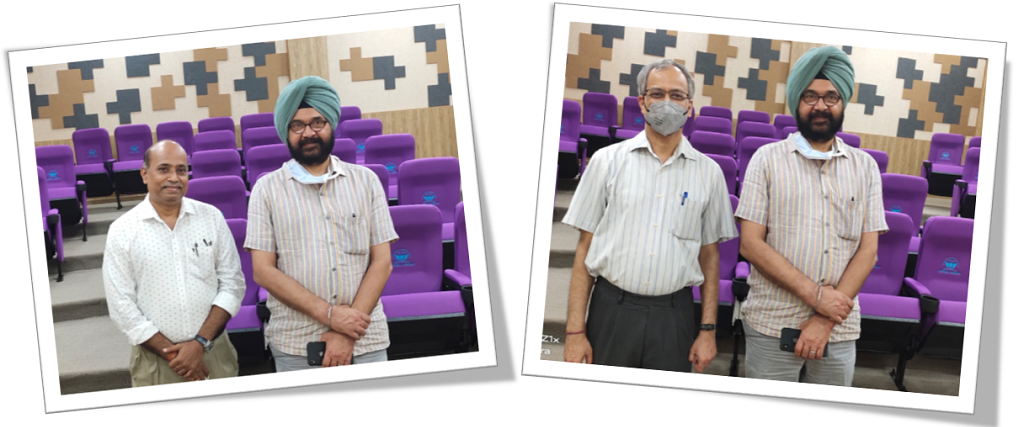 Prof. Jaspal S. Sandhu, Vice Chancellor, Guru Nanak Dev University, Amritsar, Punjab visited the Central Library